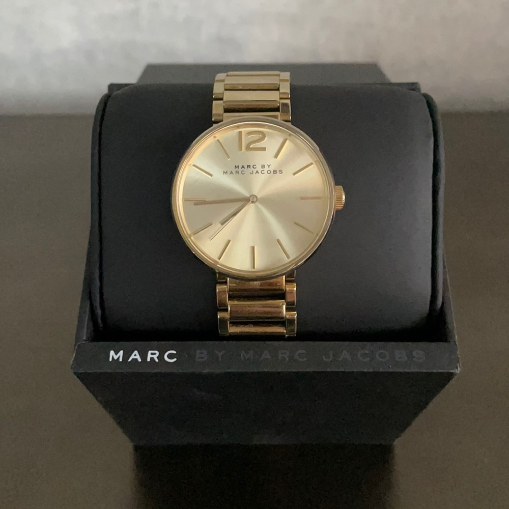 Marc by Marc Jacobs gold watch
